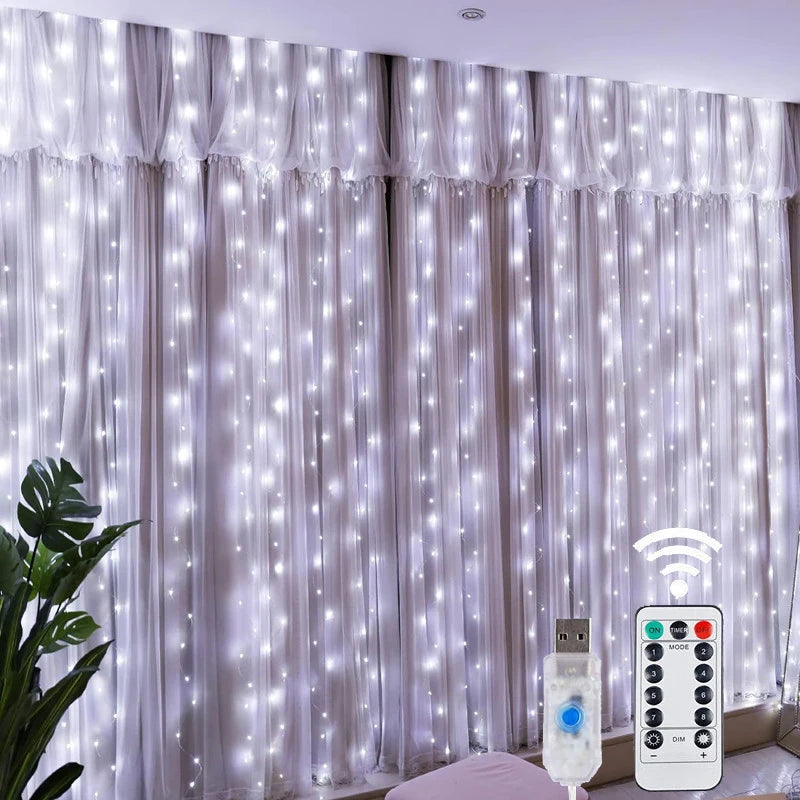 GlowCurtain™ – Magic LED String Lights
