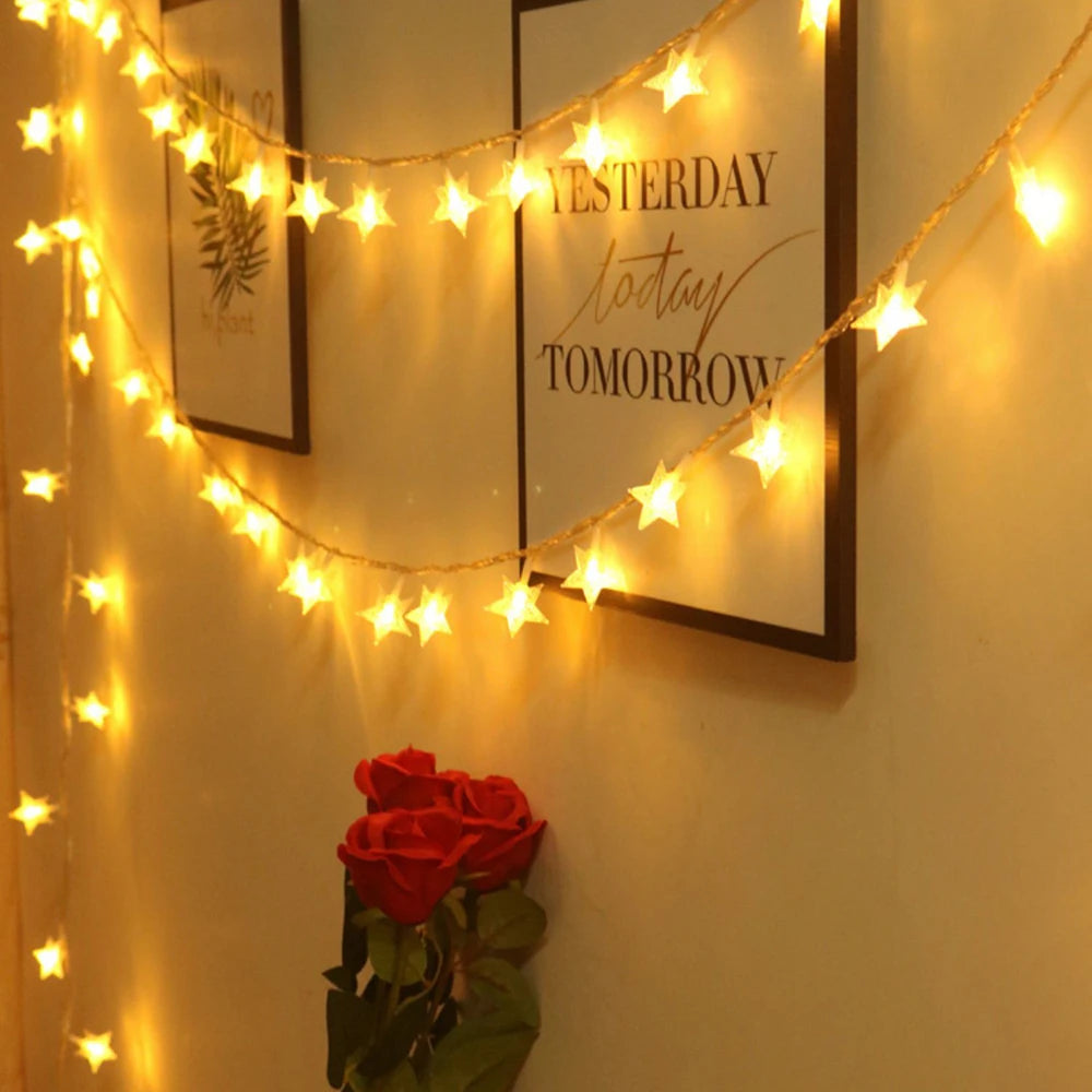 StarGlow - LED Star Fairy Lights for Home & Holiday Decor