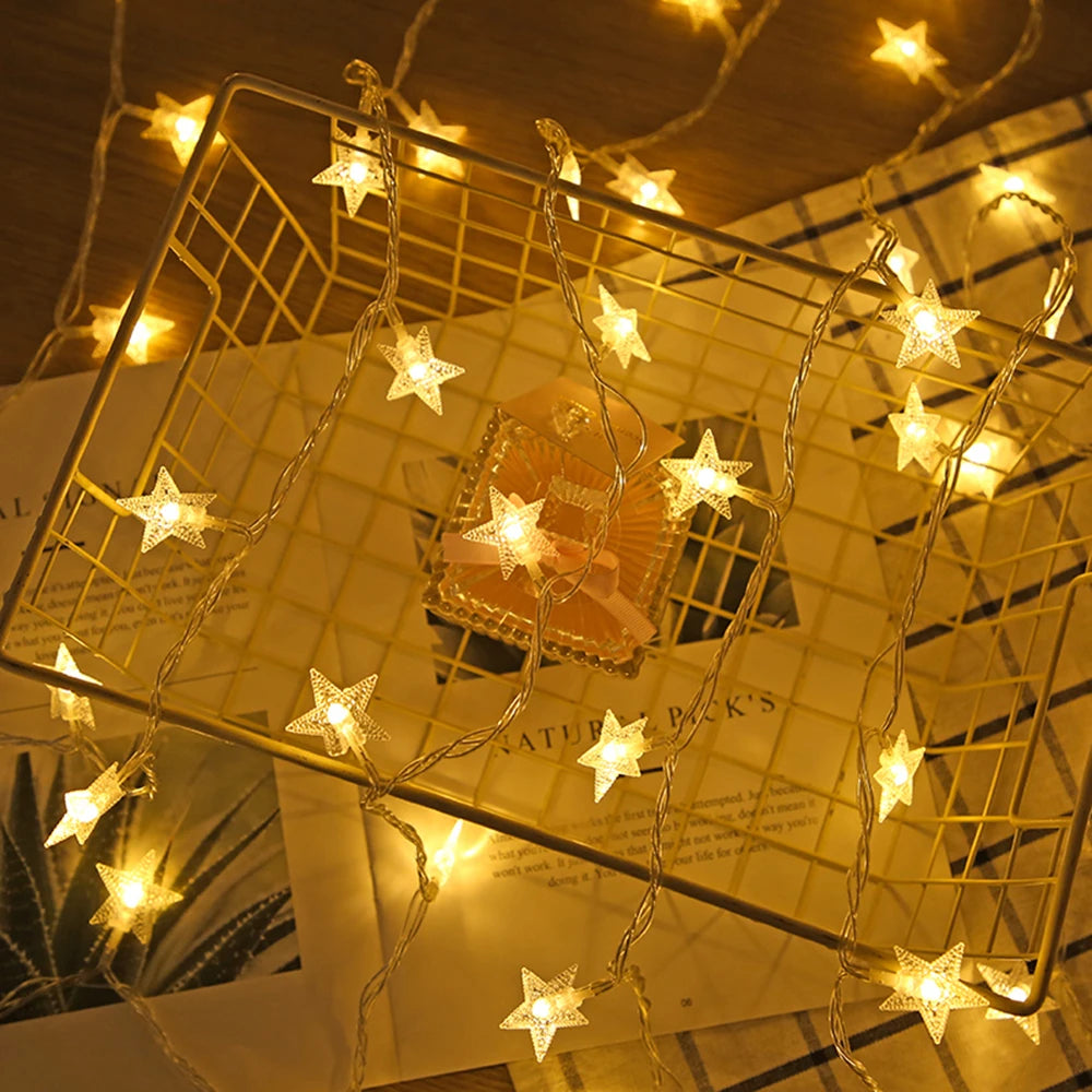 StarGlow - LED Star Fairy Lights for Home & Holiday Decor
