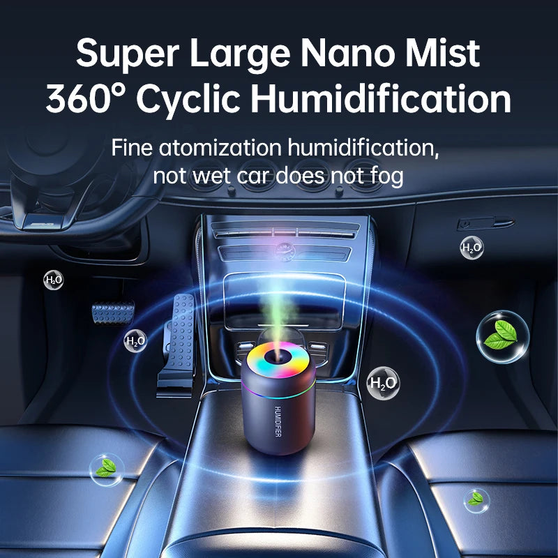 Portable Mini RGB Air Humidifier & Essential Oil Diffuser
