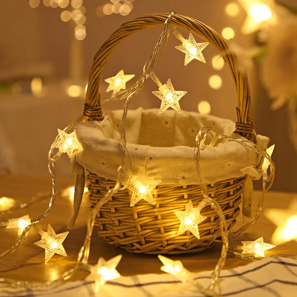 StarGlow - LED Star Fairy Lights for Home & Holiday Decor
