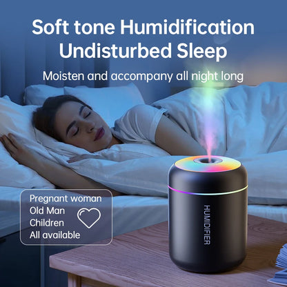Portable Mini RGB Air Humidifier & Essential Oil Diffuser
