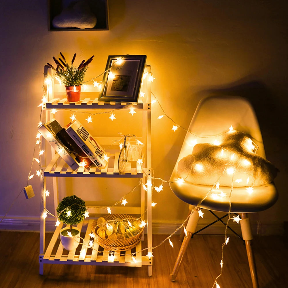 StarGlow - LED Star Fairy Lights for Home & Holiday Decor