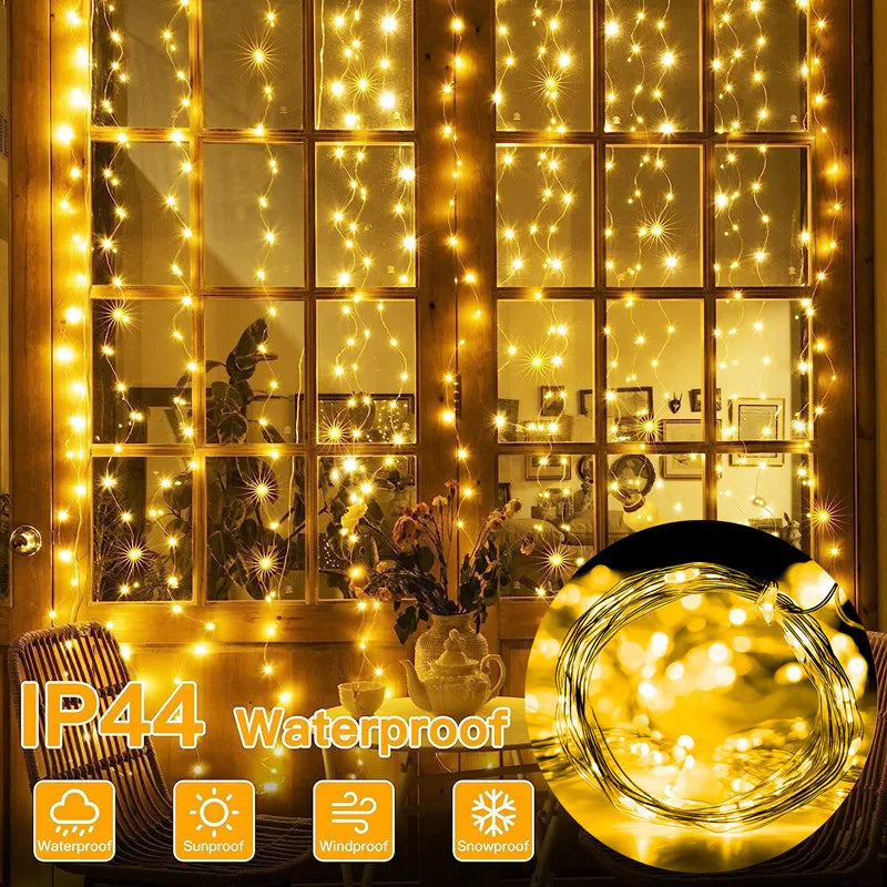 GlowCurtain™ – Magic LED String Lights