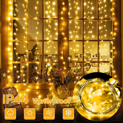 GlowCurtain™ – Magic LED String Lights