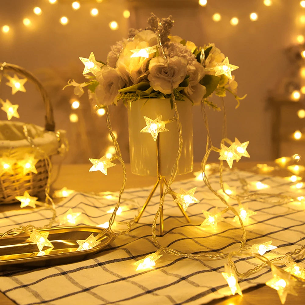 StarGlow - LED Star Fairy Lights for Home & Holiday Decor