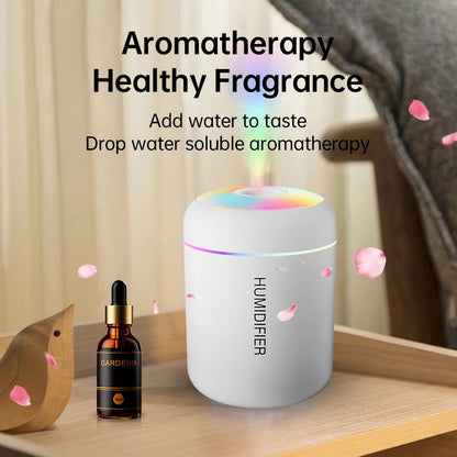 Portable Mini RGB Air Humidifier & Essential Oil Diffuser