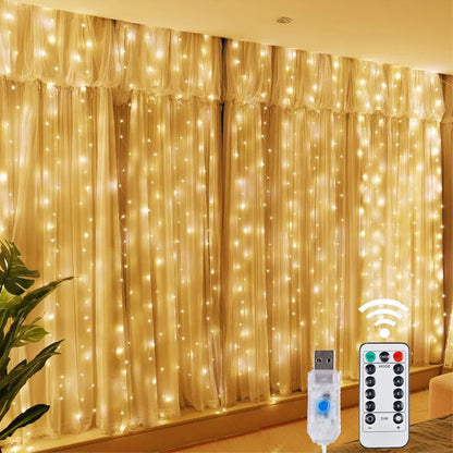 GlowCurtain™ – Magic LED String Lights