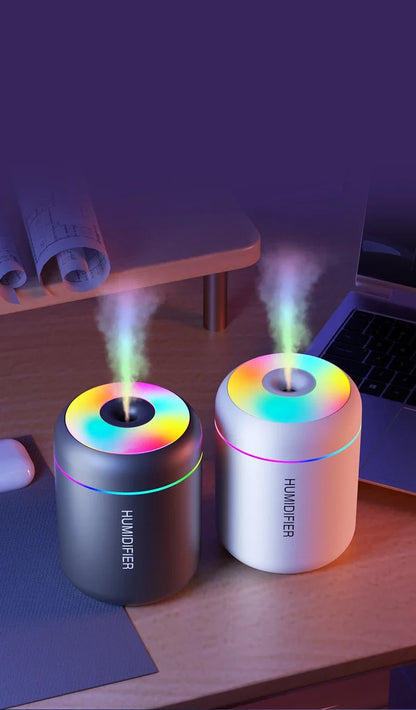 Portable Mini RGB Air Humidifier & Essential Oil Diffuser