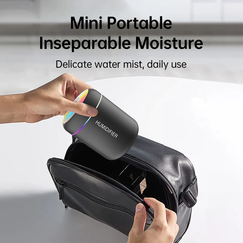 Portable Mini RGB Air Humidifier & Essential Oil Diffuser