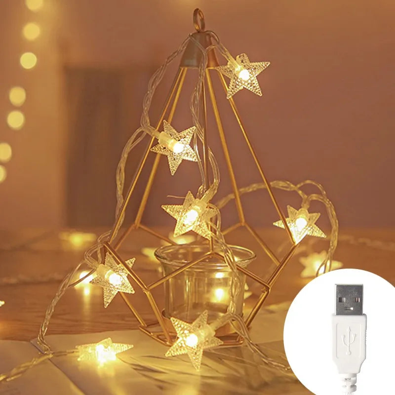 StarGlow - LED Star Fairy Lights for Home & Holiday Decor