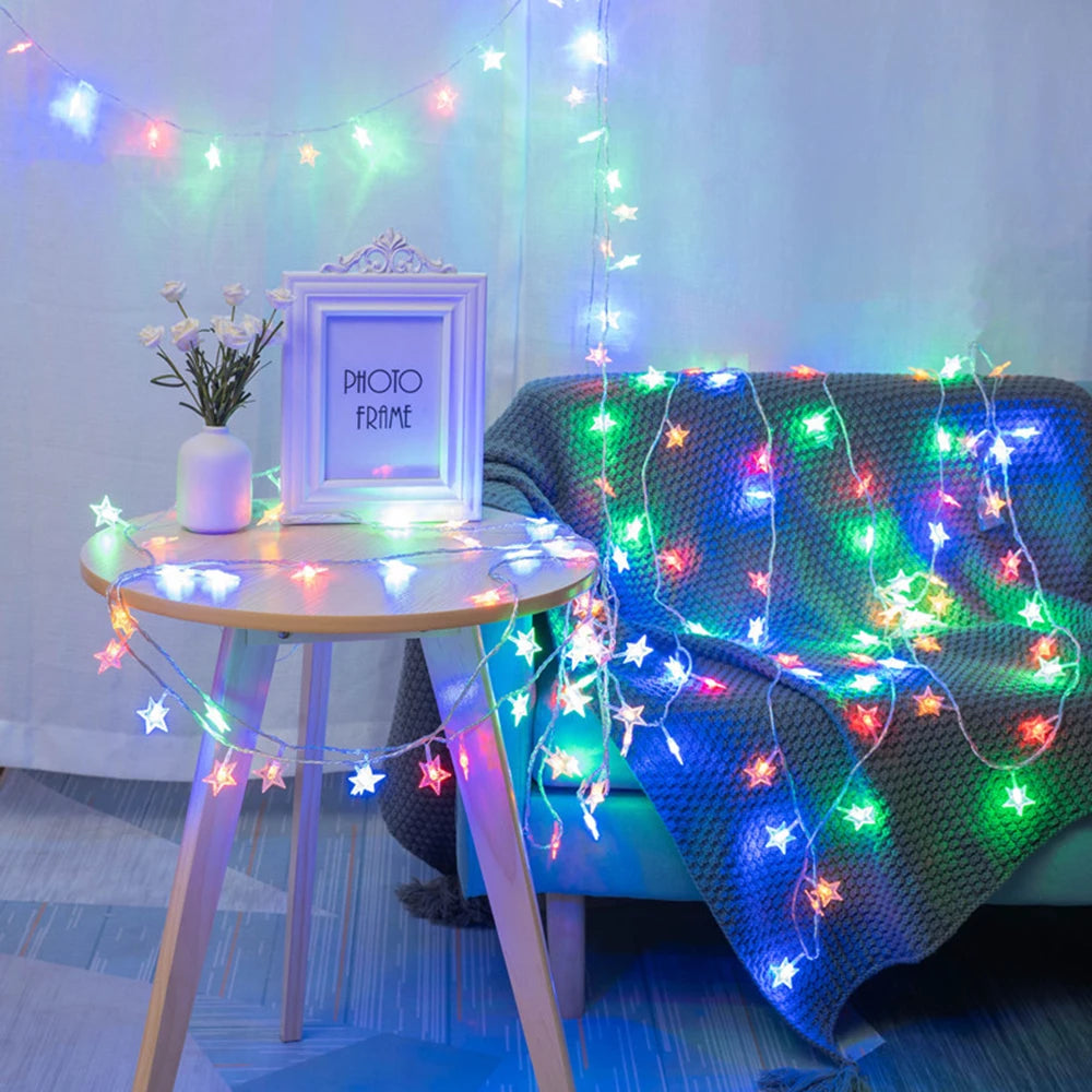 StarGlow - LED Star Fairy Lights for Home & Holiday Decor